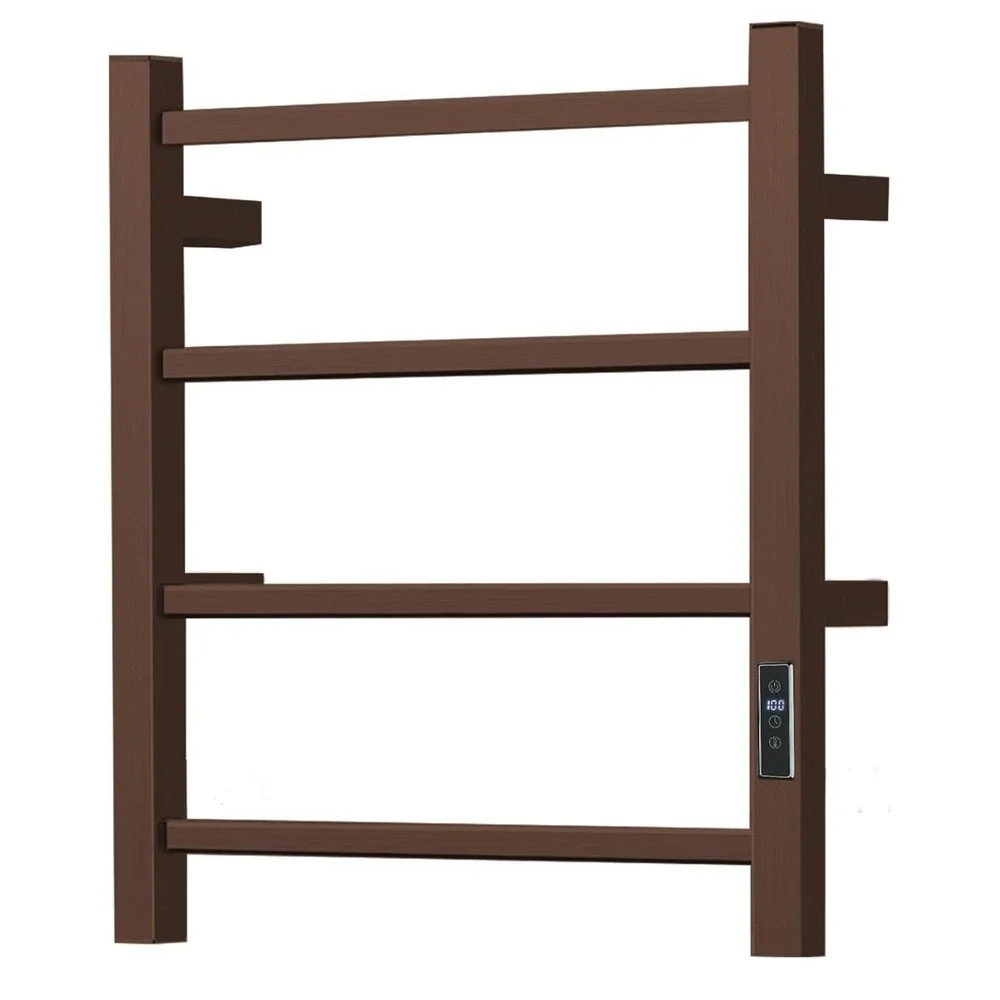 Wall-Mounted Towel‎ Warmer in Oil Rubbed Bronze - Electric Heated Rack